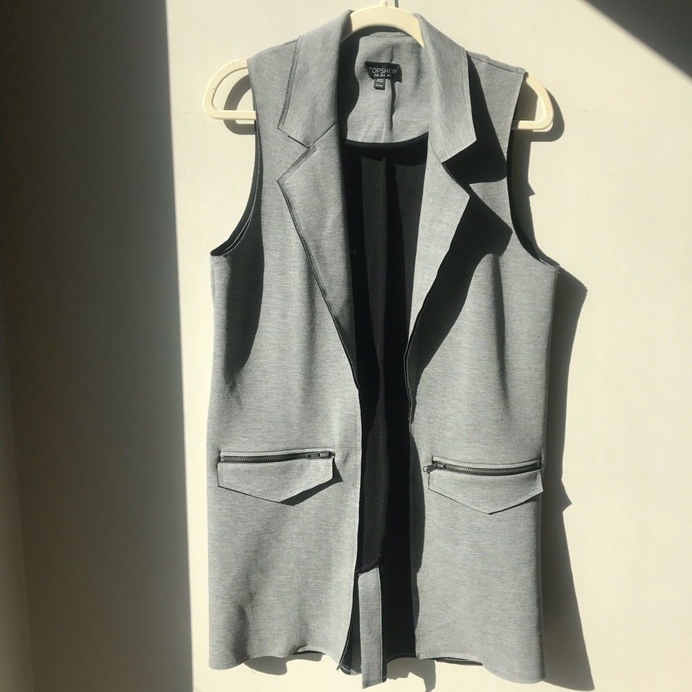 TOPSHOP Blazer Vest